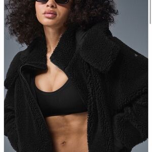 ALO Yoga Black Teddy Jacket